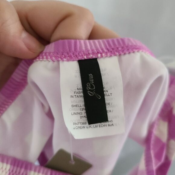 J. Crew Low rider Bikini Bottoms in Matte Gingham - Picture 5 of 6